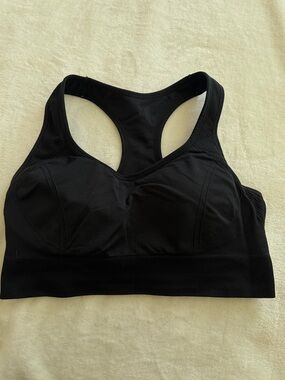 Black Racerback Sports Bra
